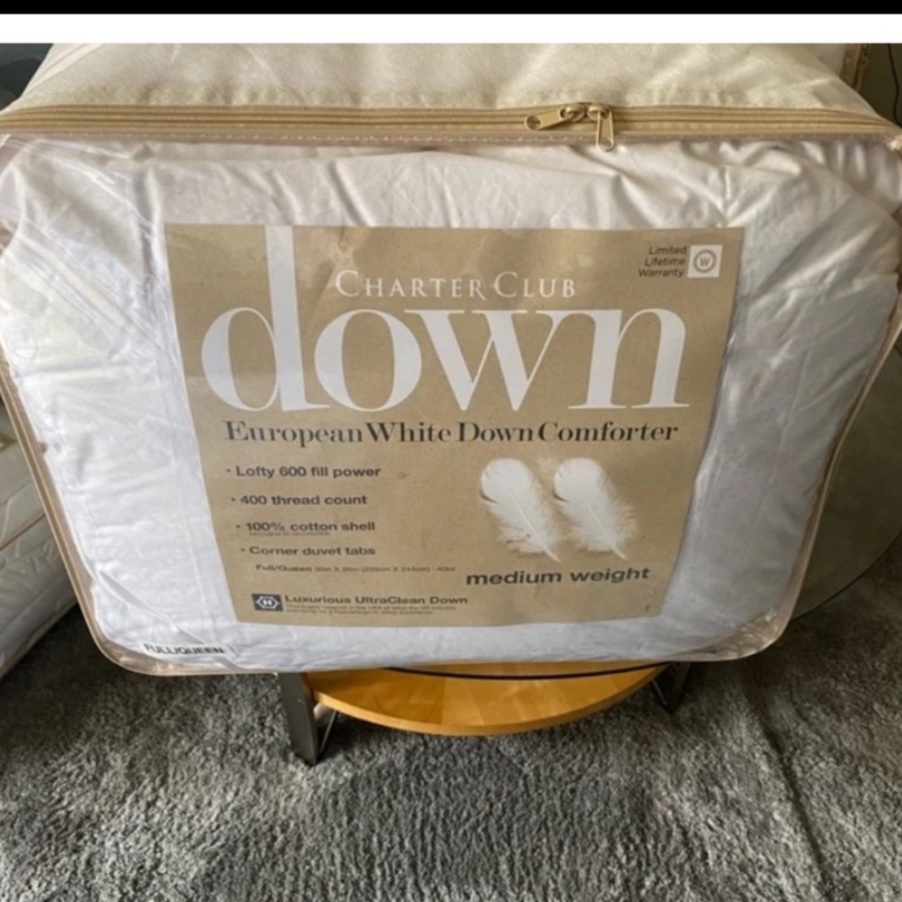 Charter Club down comforter King